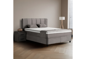 Boxspring Belicia - grijs