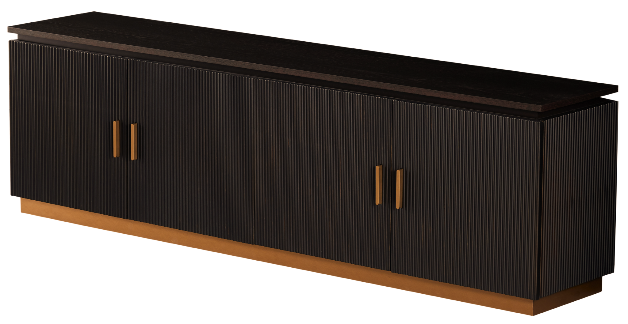 Dressoir Woodville | Bruin Eiken Fineer - 200 x 40 x 80 cm