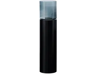 Luxe Windlicht op pilaar Zwart - 110 cm