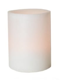 Luxe Windlicht op pilaar Bruin - 2 stuks: H90 + H110