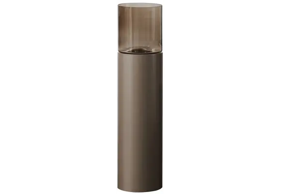 Luxe Windlicht op pilaar Champagne - 110 cm