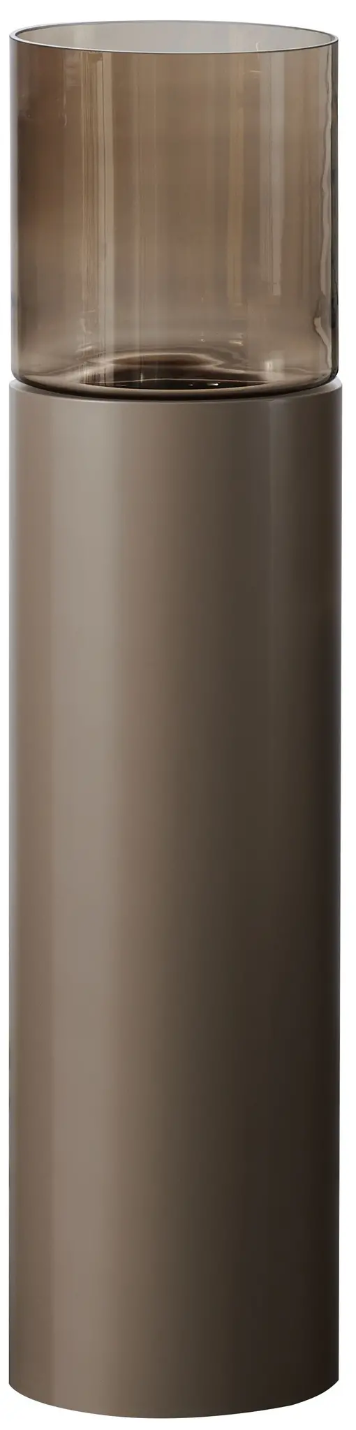 Luxe Windlicht op pilaar Champagne - 110 cm