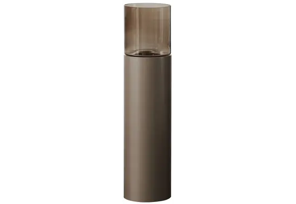 Luxe Windlicht op pilaar Champagne - 90 cm