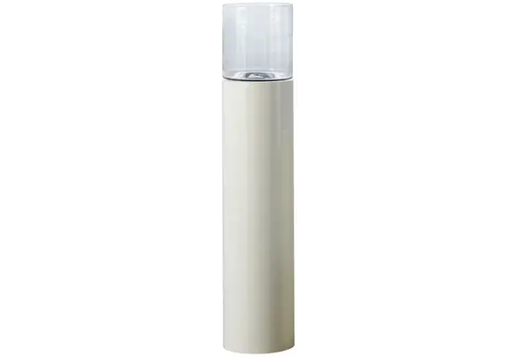 Luxe Windlicht op pilaar Crème - 130 cm