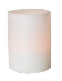 Luxe Windlicht op pilaar Crème - 110 cm