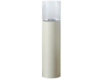 Luxe Windlicht op pilaar Crème - 110 cm