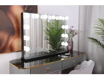 Hollywood spiegel 60 x 80 cm - Zwart