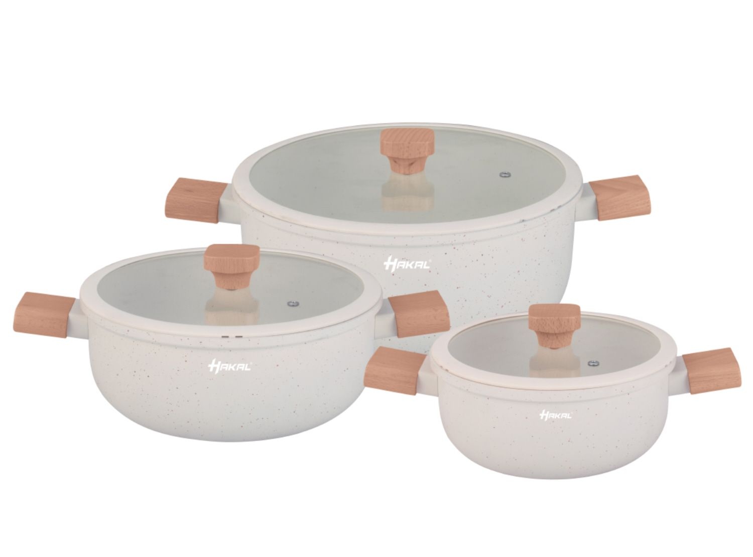 Pannenset 13-delig | Creme - Inductiebestendig