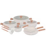 Pannenset 13-delig | Creme - Inductiebestendig