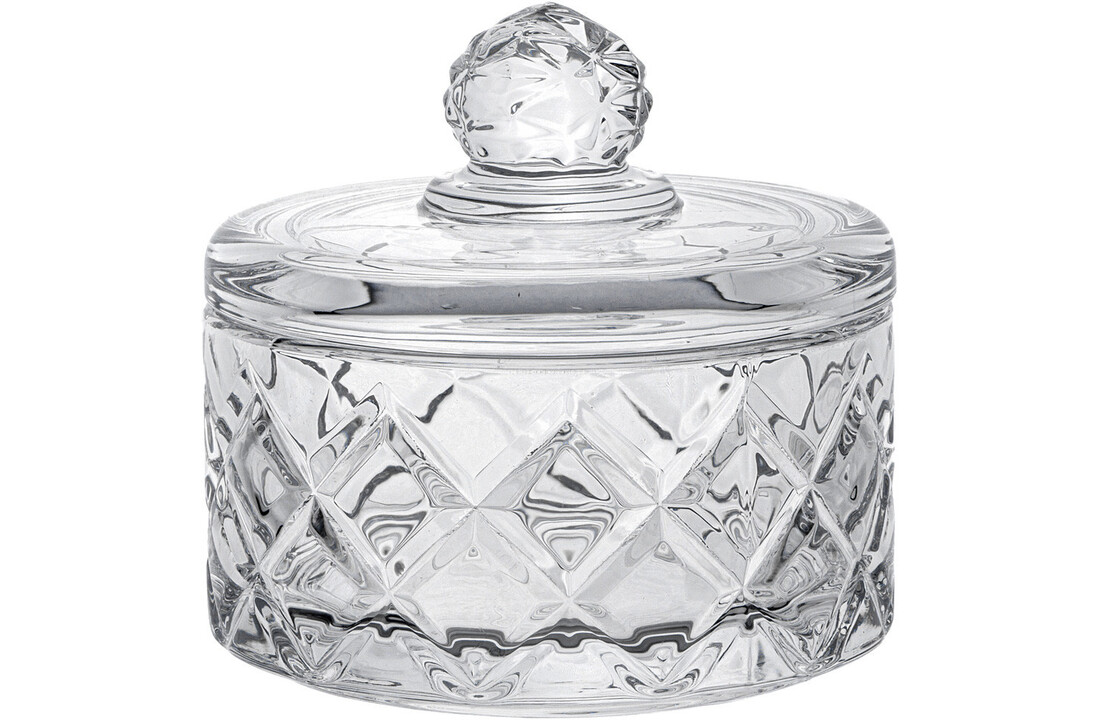 Glazen Bewaarpot Crystal - Ø 10,5 cm