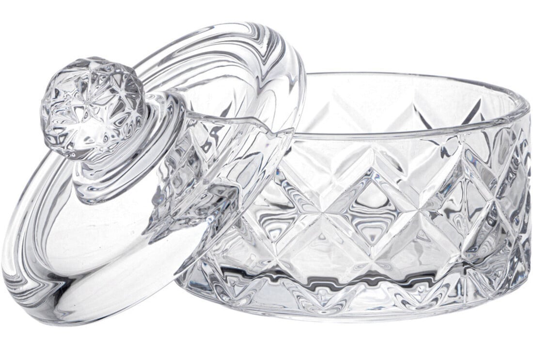 Glazen Bewaarpot Crystal - Ø 10,5 cm