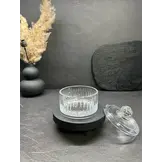 Glazen Bewaarpot Diamond - Ø 10,5 cm