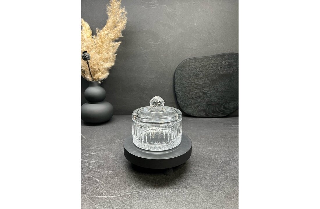 Glazen Bewaarpot Diamond - Ø 10,5 cm