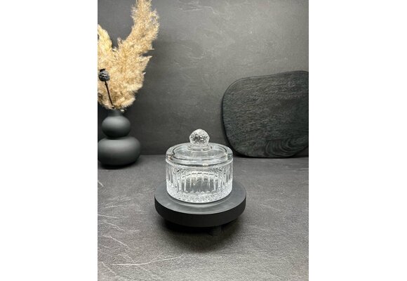 Glazen Bewaarpot Diamond - Ø 10,5 cm