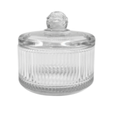 Glazen Bewaarpot Lines - Ø 10,5 cm