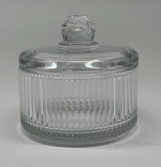 Glazen Bewaarpot Lines - Ø 10,5 cm