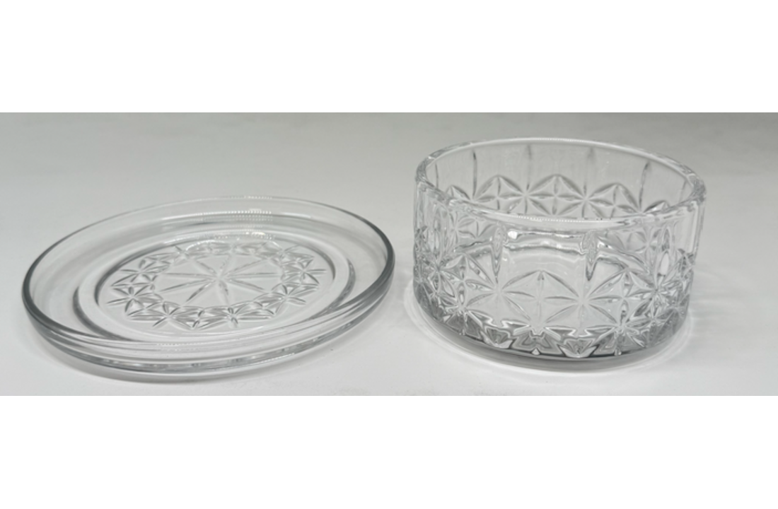 Glazen Serveerkom Stirling Met Schaaltje | 12- delig