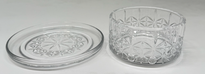 Glazen Serveerkom Stirling Met Schaaltje | 12- delig