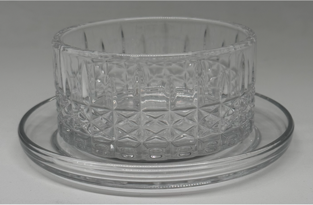 Glazen Serveerkom Flashing Met Schaaltje | 12- delig