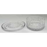 Glazen Serveerkom Flashing Met Schaaltje | 12- delig