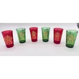 Marokkaanse Theeglazen Atlas - 120 ml - 6 stuks