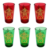 Marokkaanse Theeglazen Atlas - 120 ml - 6 stuks