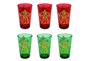 Marokkaanse Theeglazen Atlas - 120 ml - 6 stuks