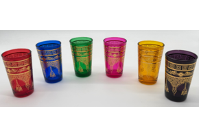 Marokkaanse Theeglazen Oasis - 120 ml - 6 stuks