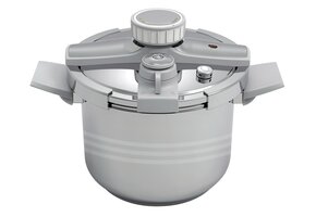 Bavary Snelkookpan 6 liter - Zilver |  Drukregelaar
