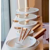 Pannenset 13-delig | Creme - Inductiebestendig