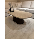 Salontafel Kimberly - Travertin | Ovaal - Bruin