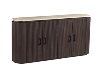 Dressoir Kimberly - Travertin | Ovaal - Bruin