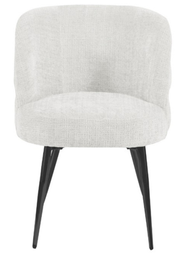 Eetkamerstoel Cremona - White - Black