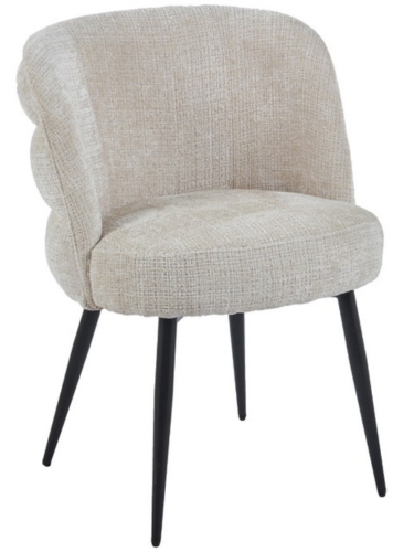 Eetkamerstoel Cremona - Beige - Black