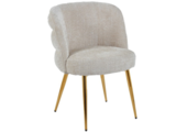 Eetkamerstoel Cremona - Beige - Gold