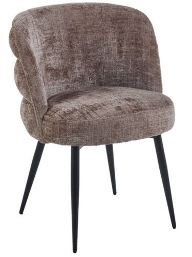 Eetkamerstoel Cremona - Taupe Bruin - Black