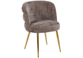 Eetkamerstoel Cremona - Taupe Bruin - Gold
