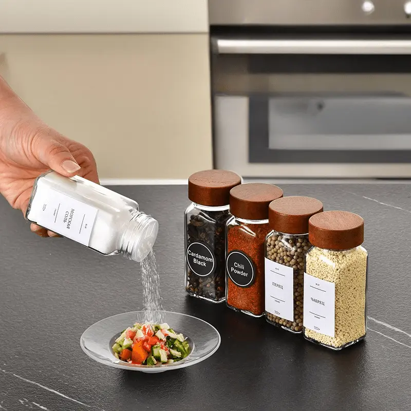 Kruidenpotjes - 12 stuks | incl. strooidop