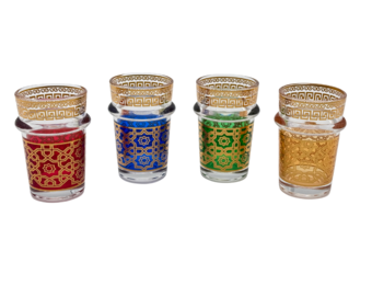 Marokkaanse Theeglazen Arabesque - set van 12