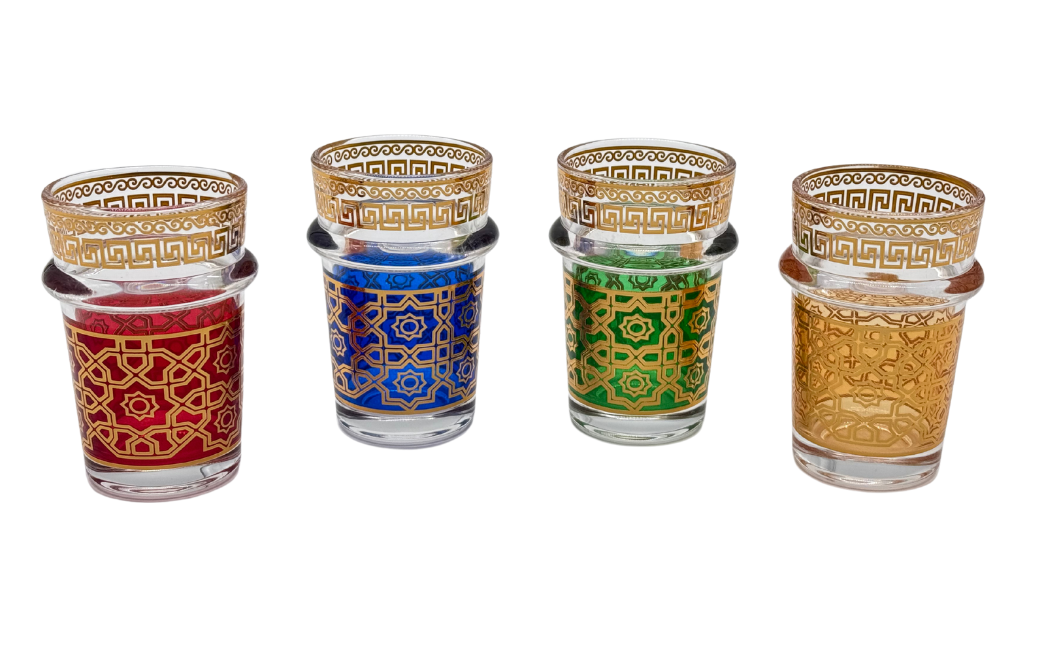 Marokkaanse Theeglazen Arabesque - set van 12