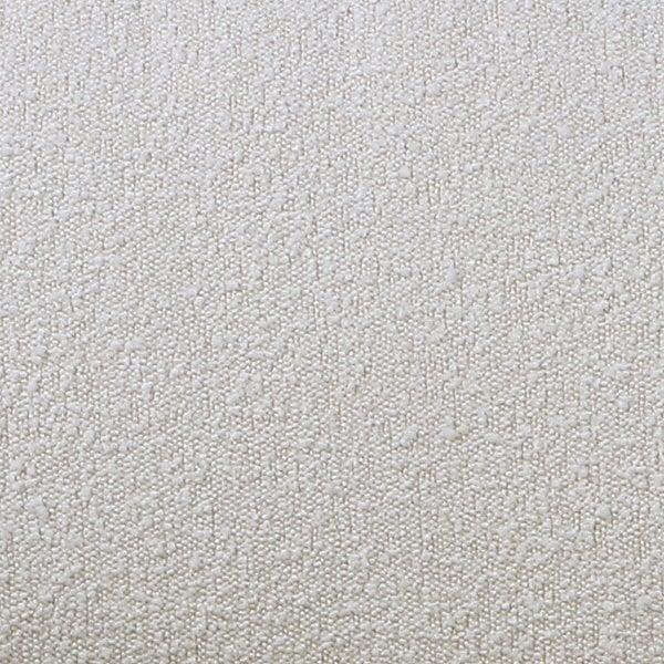 Eetkamerstoel Shelly - Bouclé stof - Wit - Zwart