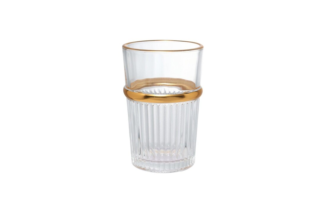 Theeglazen Fariza - set van 12 | Goud