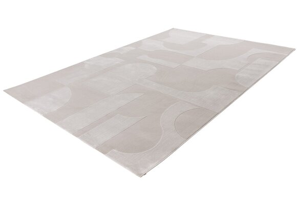 Elif 405 | Vloerkleed Japandi Stijl - Zilver