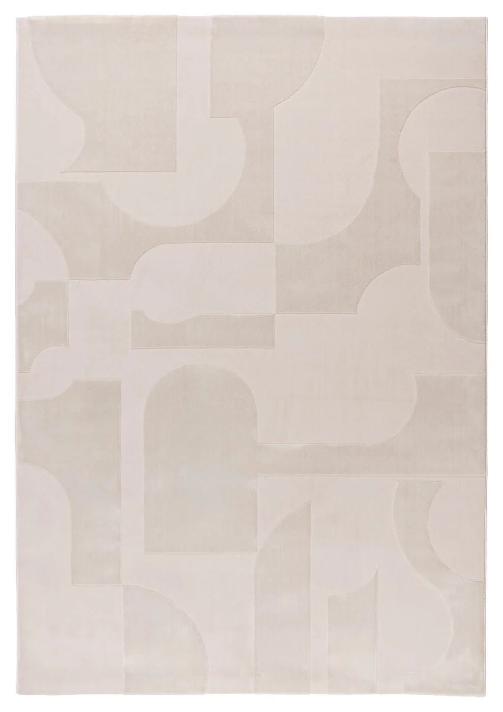 Elif 405 | Vloerkleed Japandi Stijl - Beige