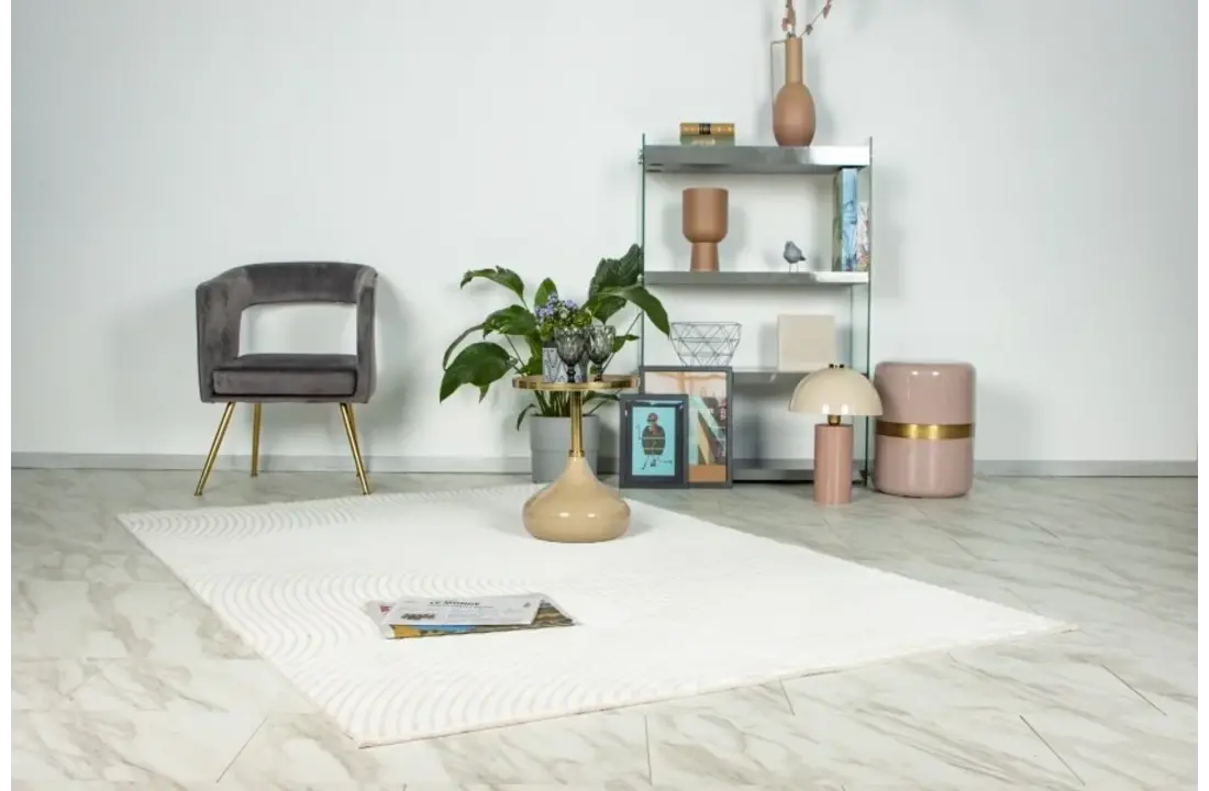 Elif 402 | Vloerkleed Japandi Stijl - Ivory