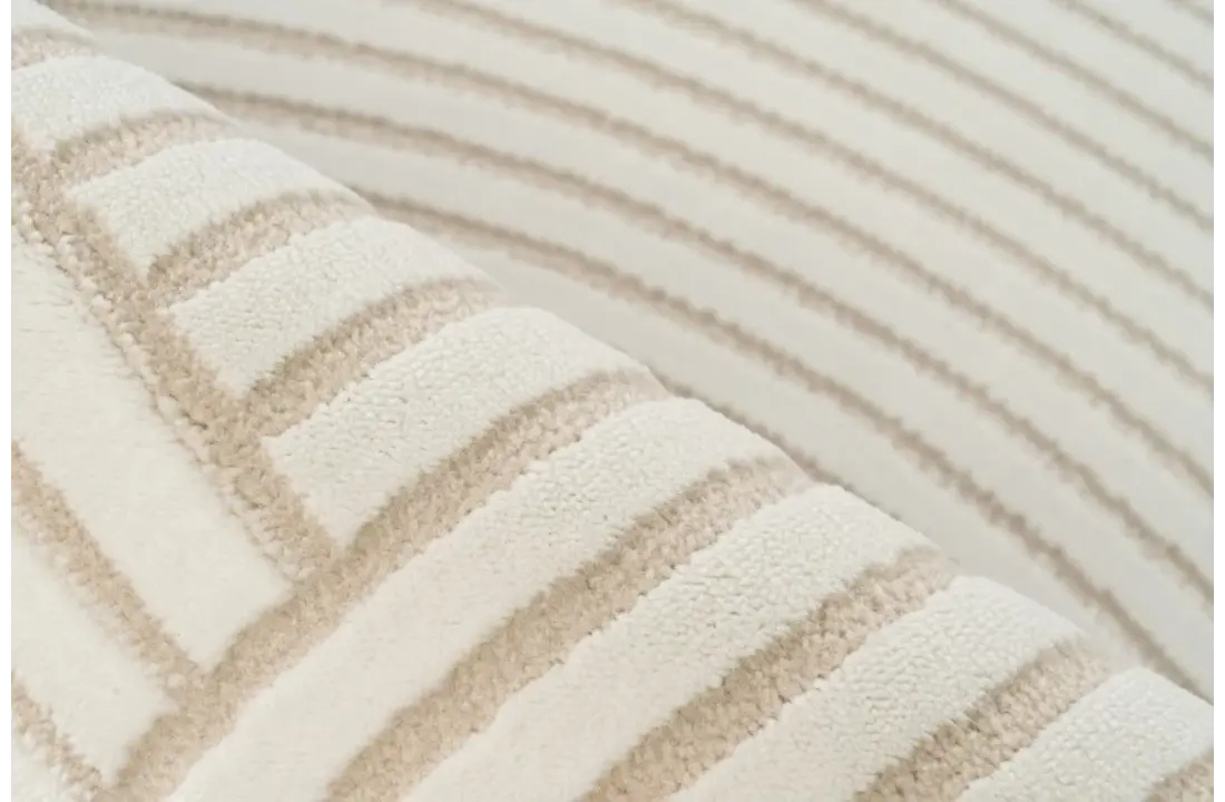 Elif 402 | Vloerkleed Japandi Stijl - Ivory