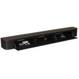 Japandi Tv Meubel Curved - Zwart Eiken - Gebogen zijkant