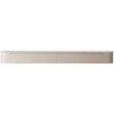 Japandi Tv Meubel Curved - Beige - Gebogen zijkant