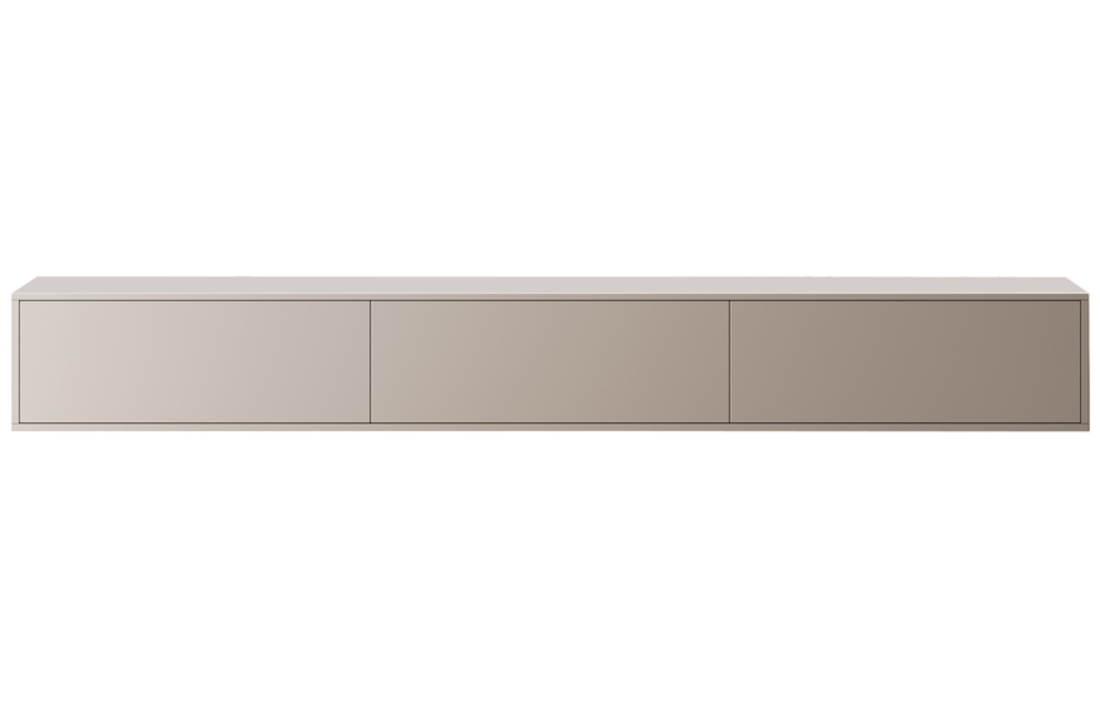Zwevende Tv Meubel - Beige - Recht
