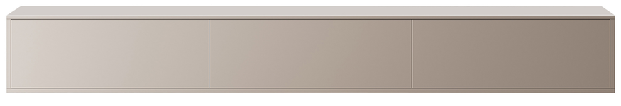 Zwevende Tv Meubel - Beige - Recht